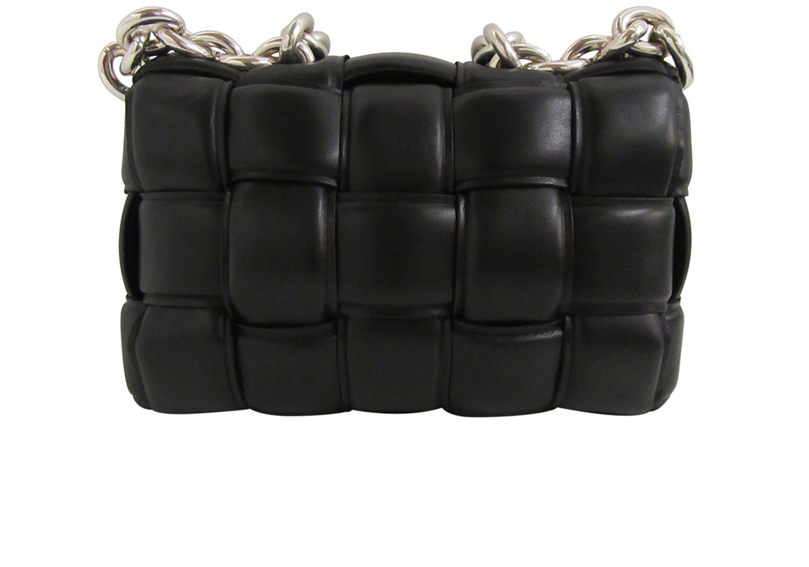 Chain Cassette Bag, 1.300&euro;, Bolso, Negro, Animal - Piel, Vista trasera